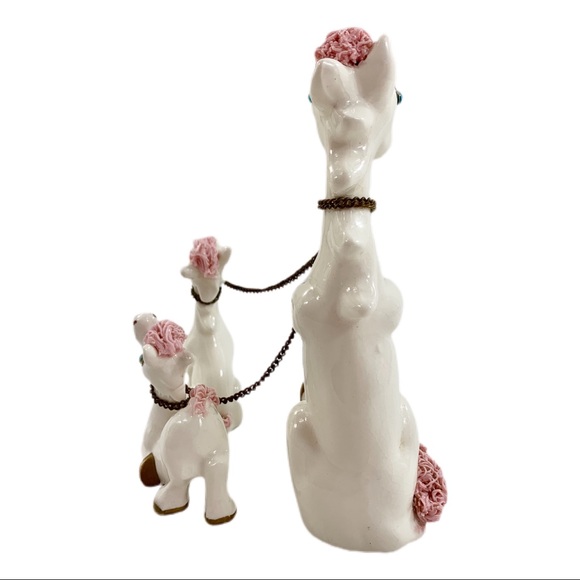 VTG 50’s Kreiss Pink Porcelain Spaghetti Horses - Picture 5 of 6